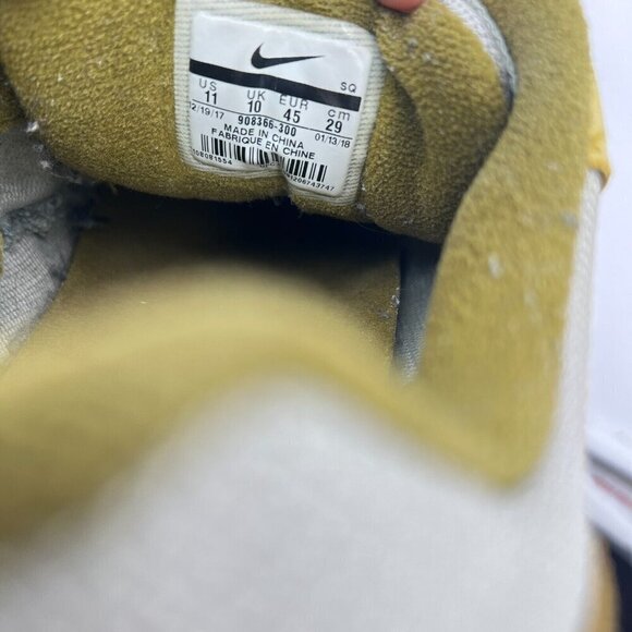 Nike Air Max 1 Men Size 11 908366 300 Green Curry Brown Suede Training Shoes - Picture 13 of 14